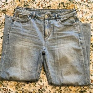 American Eagle Outfitters Blue Mom Jeans